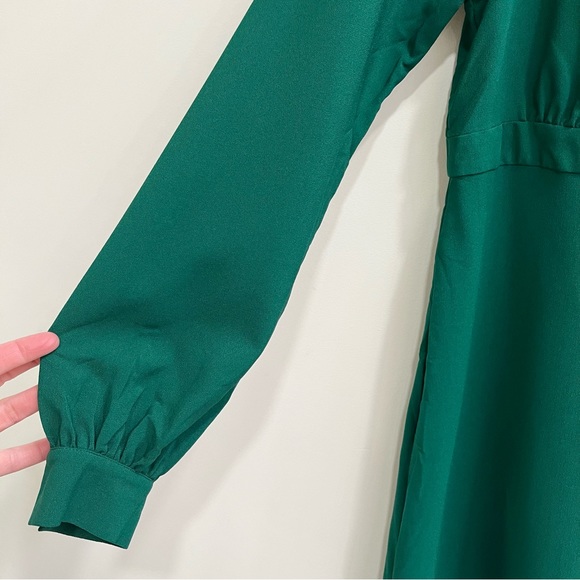 Hutch Kelly green long sleeve dress button detail XL - Picture 7 of 10